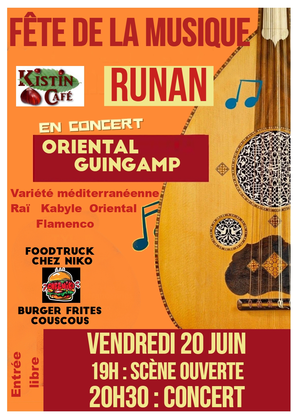 Affiche fête de la musique 20 06 25